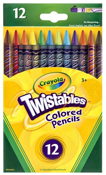 Crayola Coloured Pencils Twistable 12 Pack